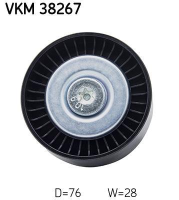 Galet enrouleur de courroie d'accessoire SKF ref. VKM 38267